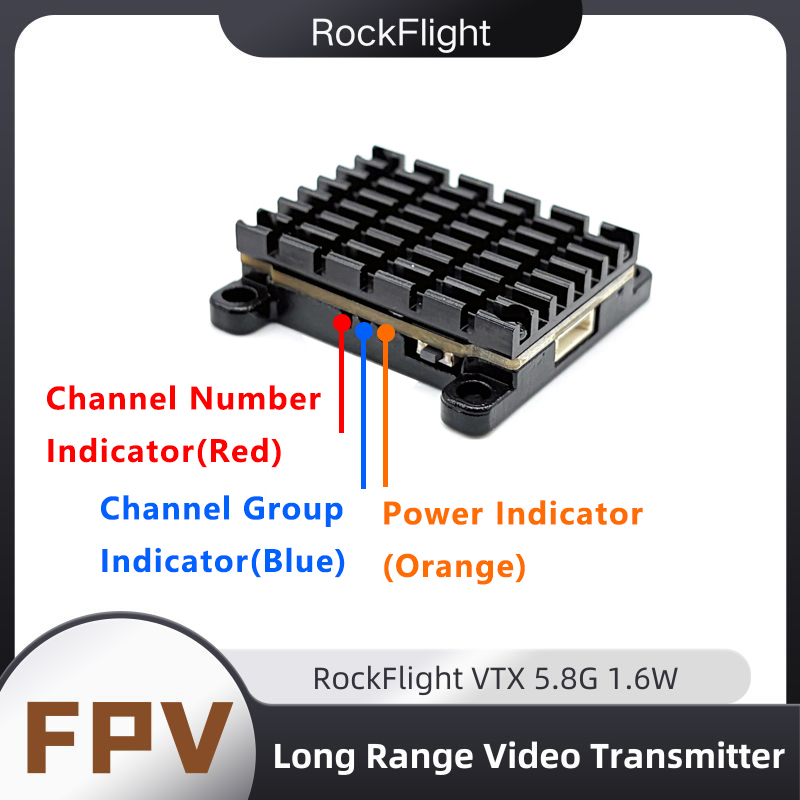 RockFlight TX663 VTX 5.8G 48CH - Fpv Drone Frame recension och pris