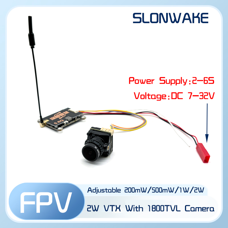 SLONWAKE 5.8G 56CH 2W transmit - Fpv Drone Receiver recension och pris