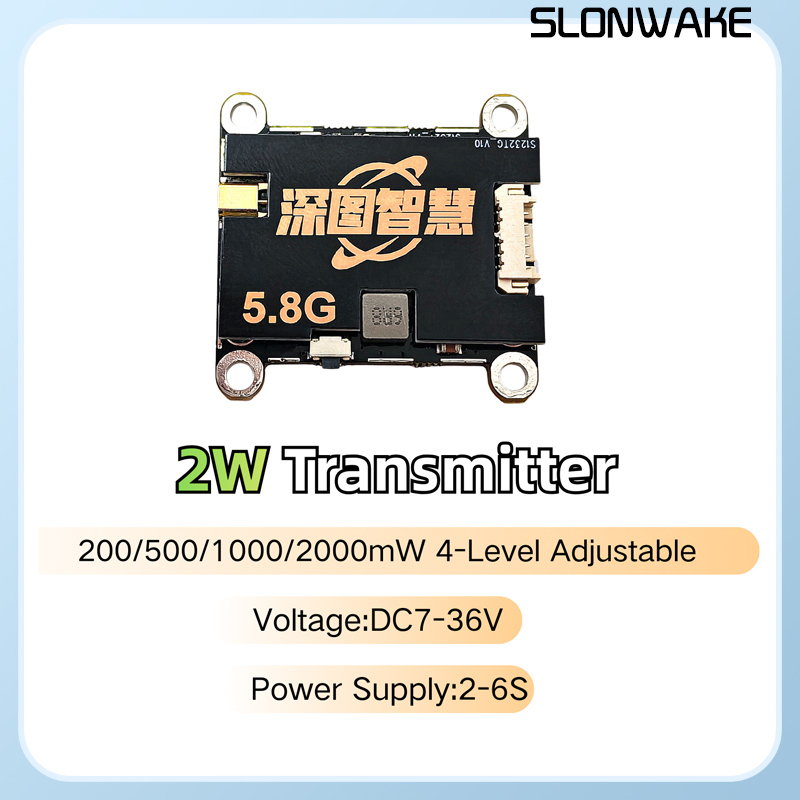 SLONWAKE 5.8G 56CH 2W transmit - Fpv Drone Receiver recension och pris